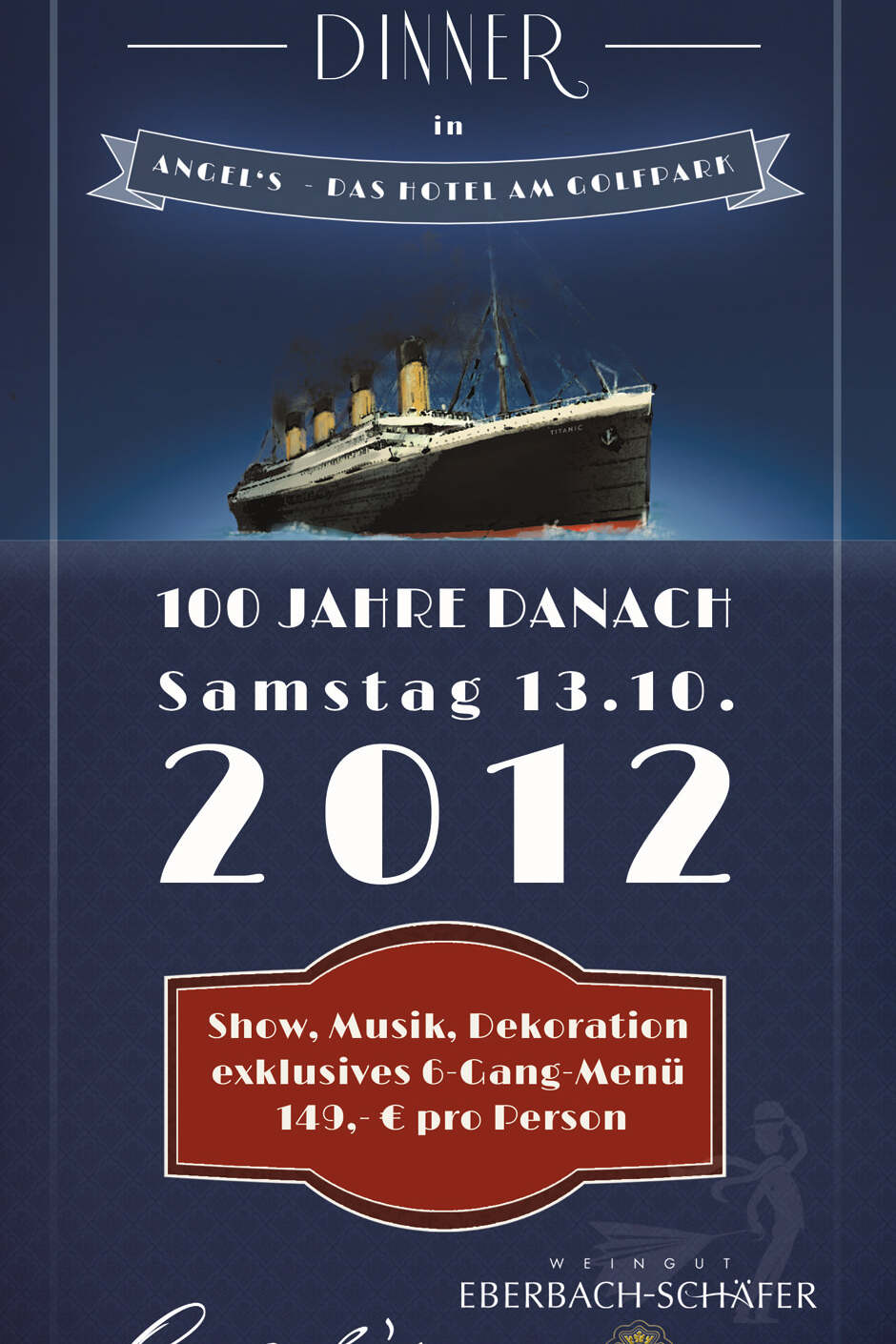 Titanic Flyer Golfhotel Angels Front  Druckfinal