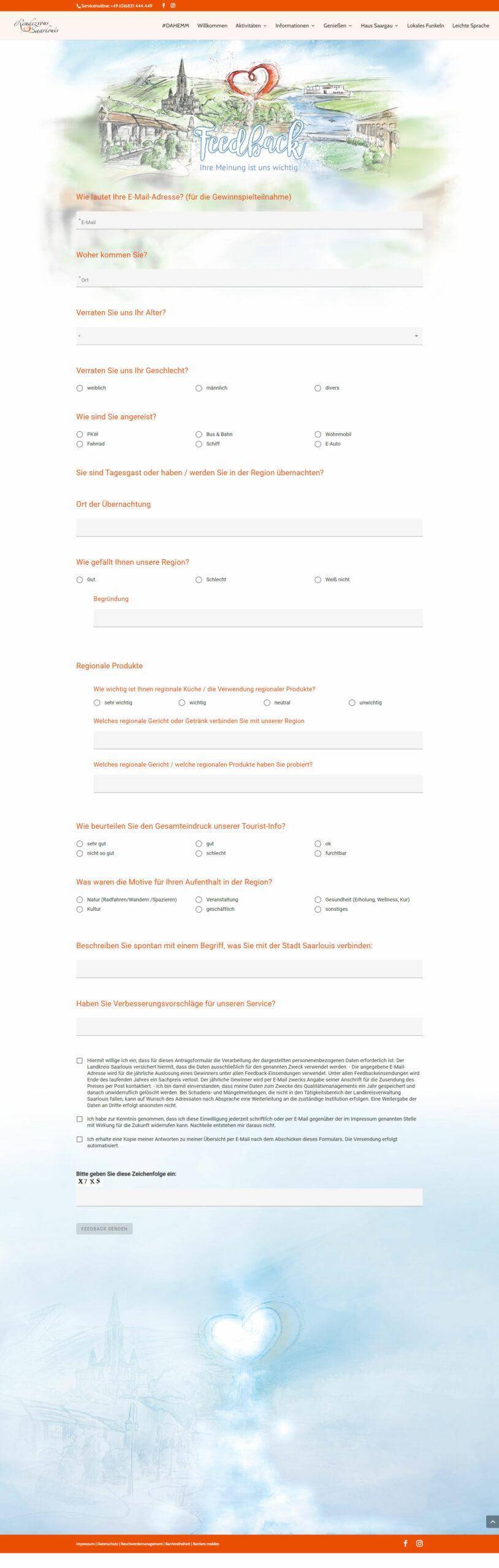 Detailreiche Illustration eines Stadtplans von Saarlouis mit markanten Gebäuden und Straßen.
